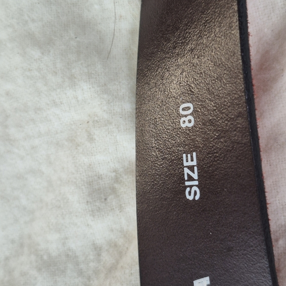 Vintage Diesel Red Suede Belt with Brass Buckle Size 80 . 39 Inch - Picture 6 of 15